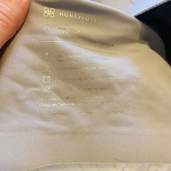 Honeylove Silhouette Bra Grey Moondust Medium - Picture 5 of 8